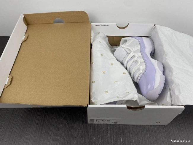 MaikeSneakers 11 Jordan WMNS Violet Air Low AH7860-101 Pure 0725
